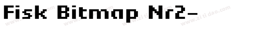 Fisk Bitmap Nr2字体转换